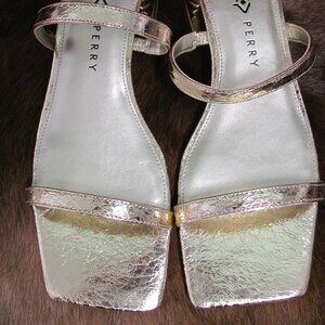 KATY PERRY THE FRAMING LOW HEEL SANDAL NEW IN BOX